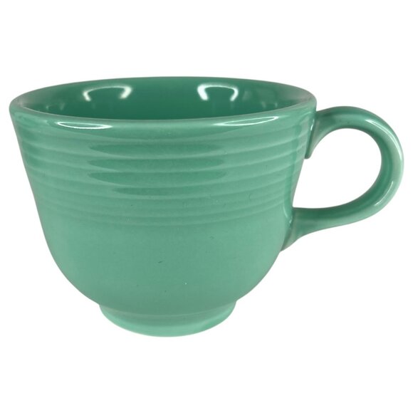 Fiesta Ware Green Tea Coffee Cup & Saucer Set Made In USA Homer Laughlin - Picture 2 of 11